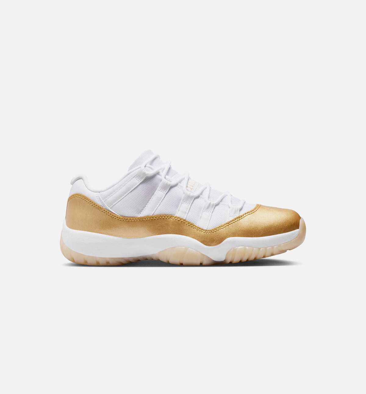 Air Jordan 11 Retro Low Mother's Day – Women's Lifestyle Shoe in White/Metallic Gold/Team Gold