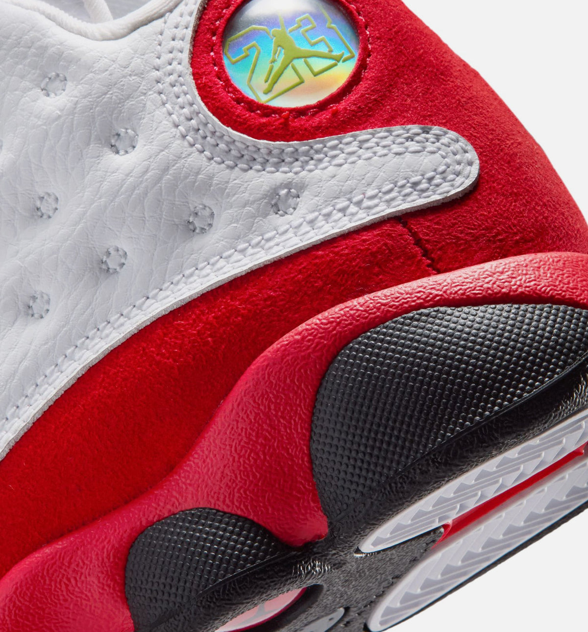 Air Jordan 13 Retro White and University Red – Preschool Lifestyle Shoe in White/Black/True Red
