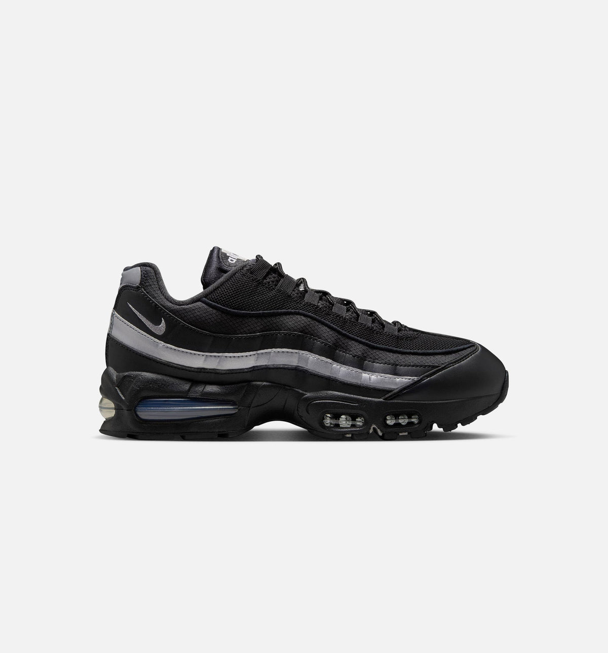 Air Max 95 Big Bubble OG Reflective Accents – Men's Lifestyle Shoe in Black/White/Metallic Silver