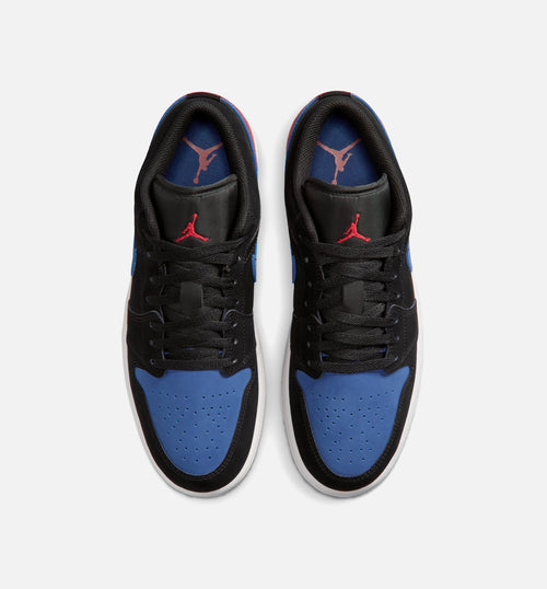 Air Jordan 1 Low – Men's Lifestyle Shoe in Black/Summit White/True Blue/Varsity Red