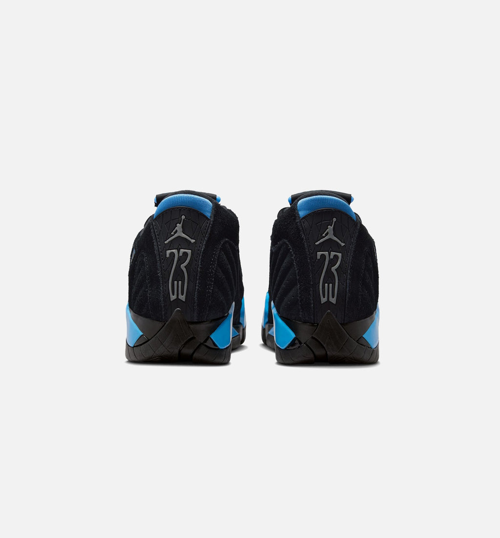 Air Jordan 14 Retro Black University Blue – Grade School Lifestyle Shoe in Black/White/University Blue