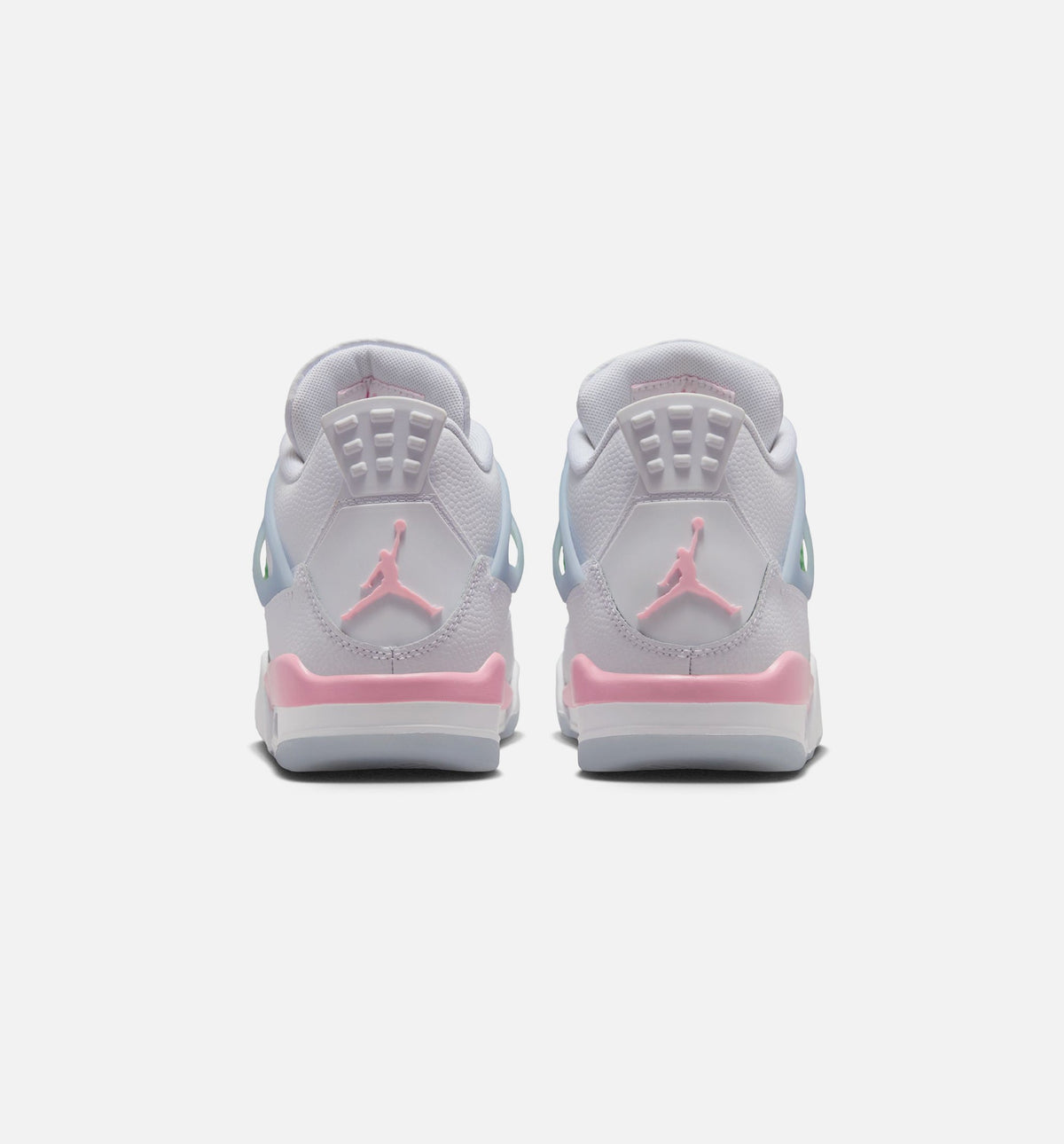 Air Jordan 4 Retro Medium Soft Pink – Grade School Lifestyle Shoe in White/Medium Soft Pink/Half Blue