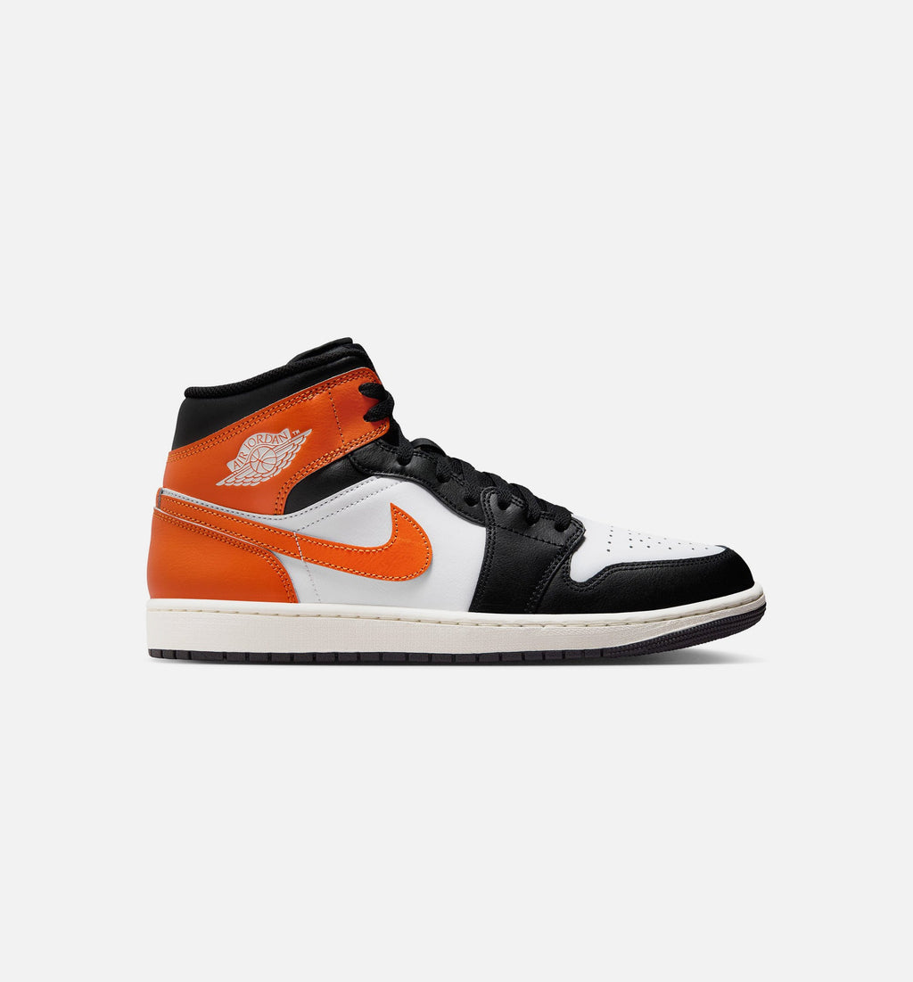 Air Jordan 1 Mid – Men's Lifestyle Shoe in Starfish/White/Sail/Black