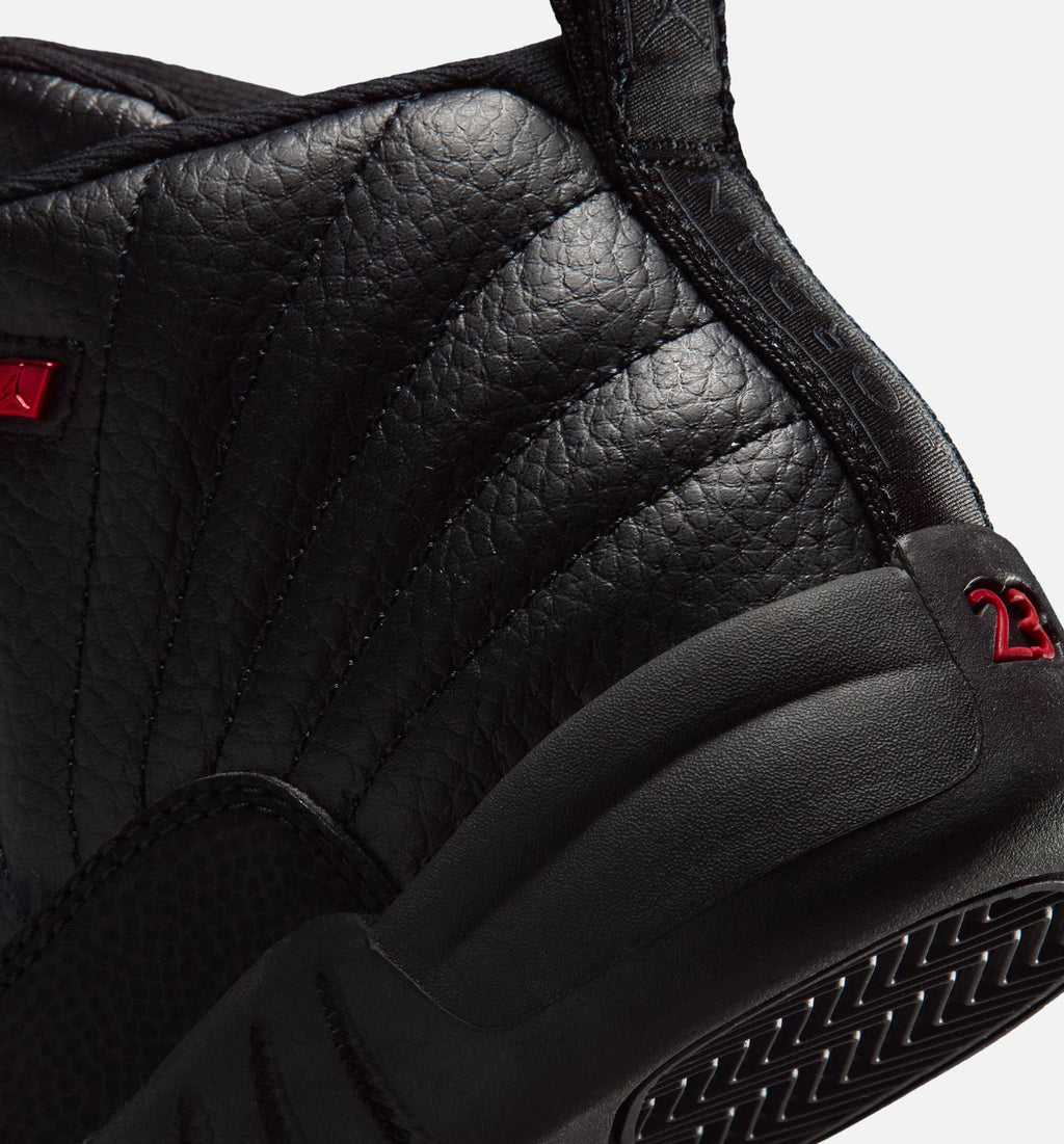 Air Jordan 12 Retro Bloodline – Preschool Lifestyle Shoe in Black/Varsity Red
