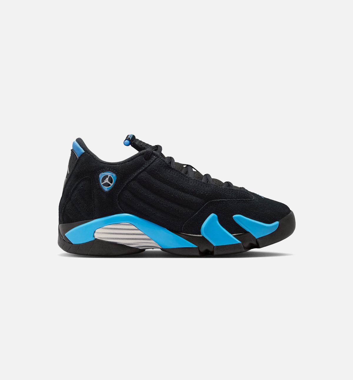 Air Jordan 14 Retro Black University Blue – Grade School Lifestyle Shoe in Black/White/University Blue