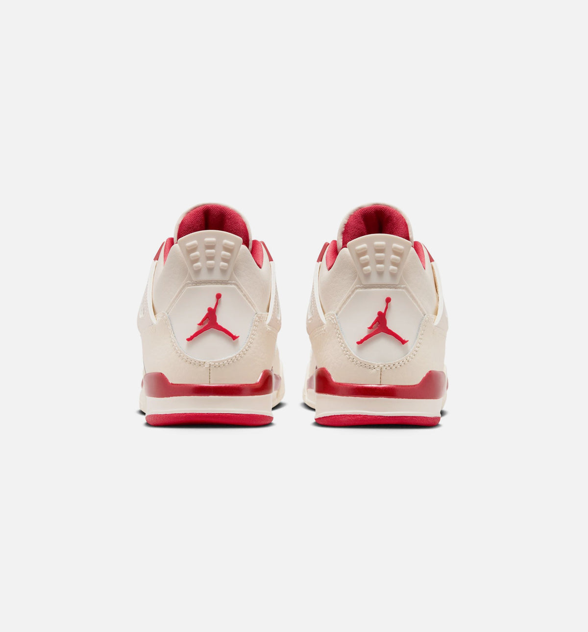 Air Jordan 4 Retro Valentine’s Day – Preschool Lifestyle Shoe in Pale Ivory/Sierra Red/Tough Red