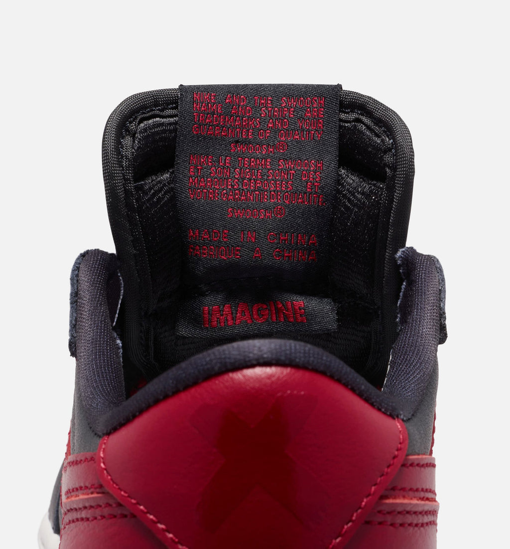 Air Jordan 1 Retro Low OG Banned – Grade School Lifestyle Shoe in Black/Varsity Red/Summit White