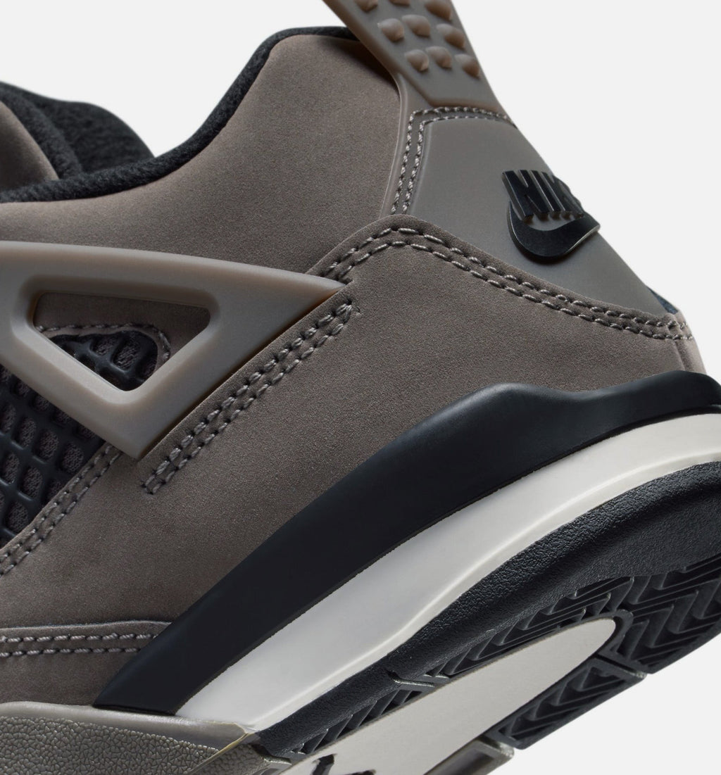 Air Jordan 4 Retro Cave Stone and Black – Preschool Lifestyle Shoe in Cave Stone/Black/Moon Particle