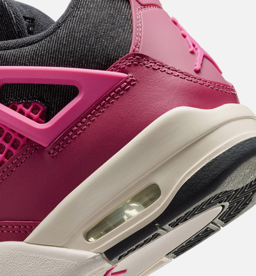 Air Jordan 4 Retro She’s A Star – Grade School Lifestyle Shoe in Sweet Beet/Desert Pink/Off Noir/Chalk