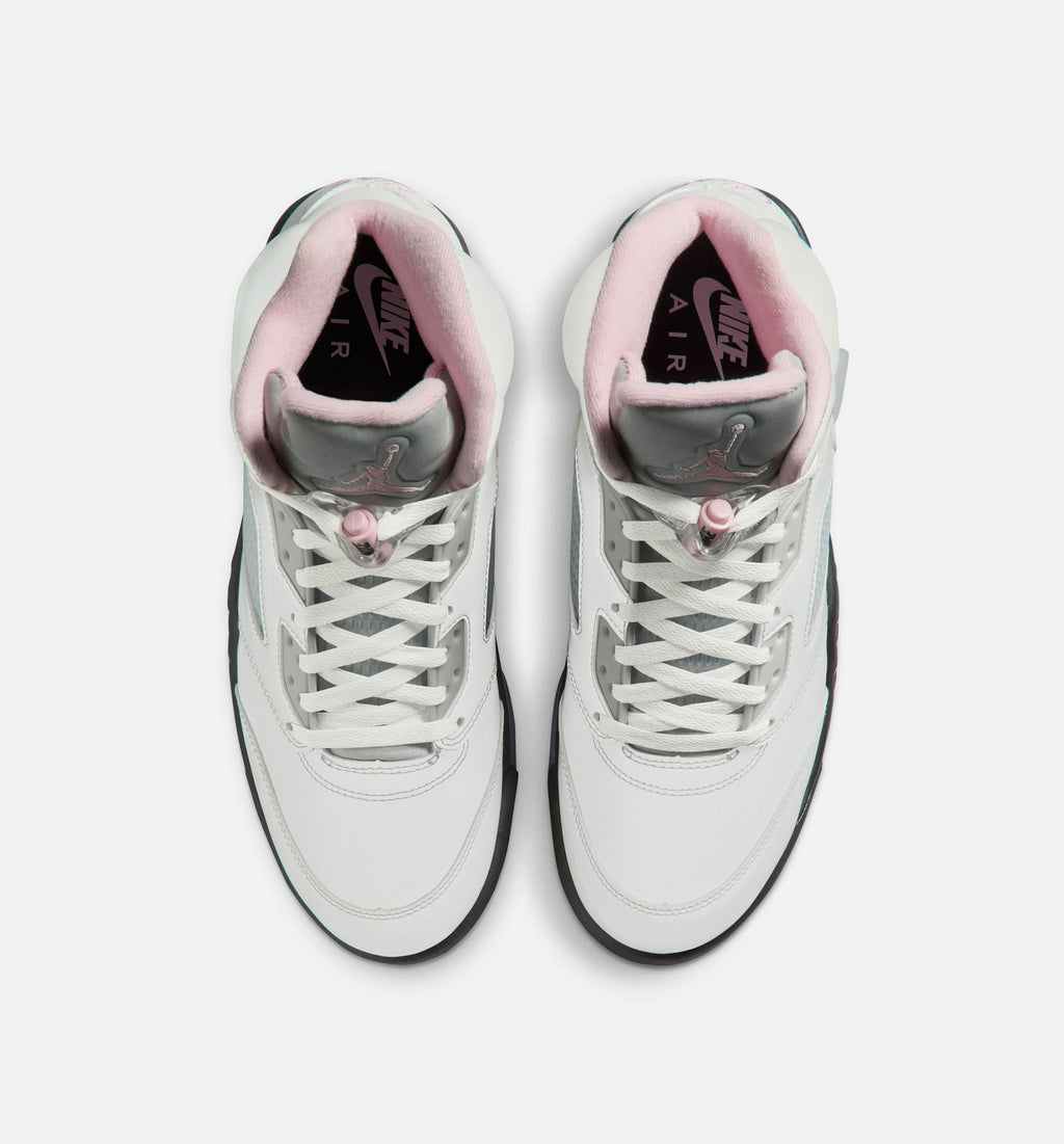 Air Jordan 5 Retro Medium Soft Pink – Men's Lifestyle Shoe in White/Soft Pink/Black