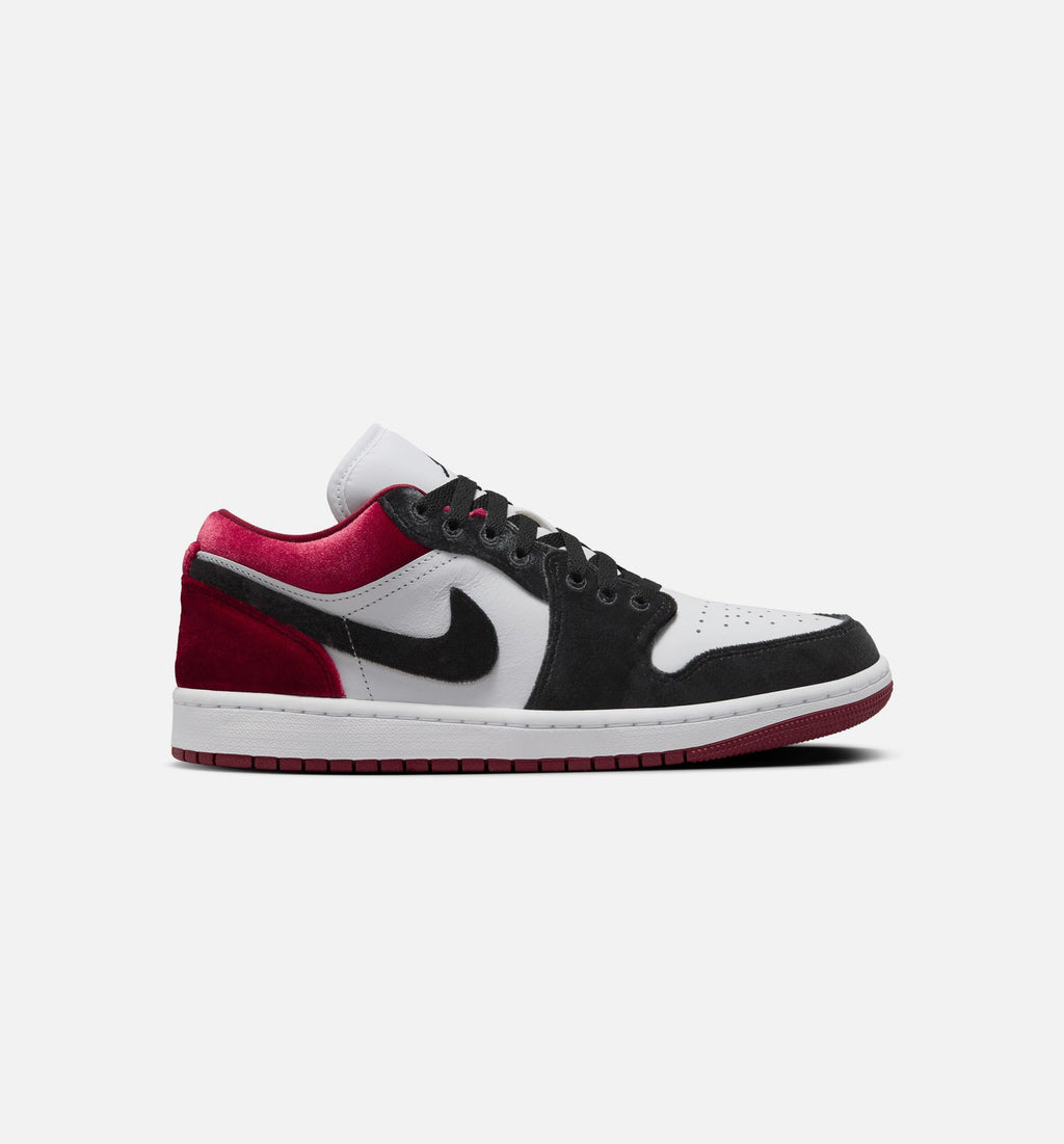 Air Jordan 1 Low SE Velvet – Women's Lifestyle Shoe in Black/Gym Red/White