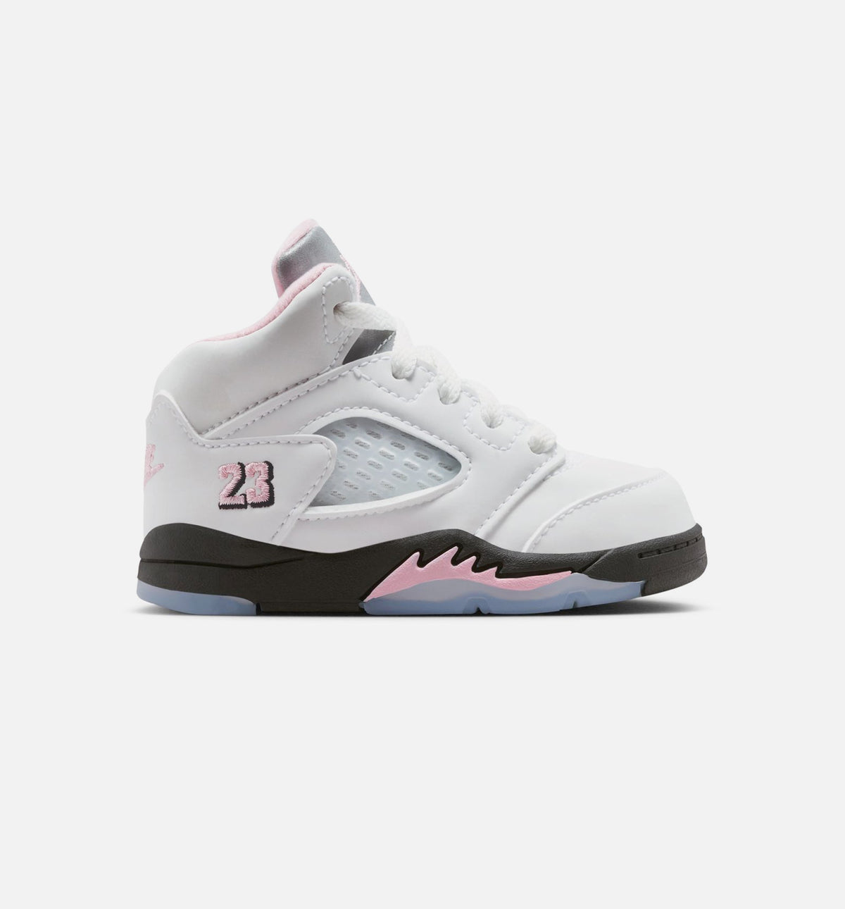 Air Jordan 5 Retro Medium Soft Pink – Infant/Toddler Lifestyle Shoe in White/Black/Medium Soft Pink