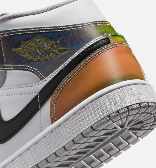 Air Jordan 1 Mid SE – Men's Lifestyle Shoe in Black/White/Wolf Grey