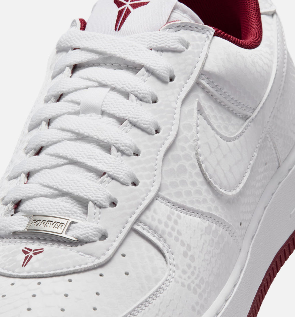 Kobe Air Force 1 Low Merion – Men's Lifestyle Shoe in White/Team Red