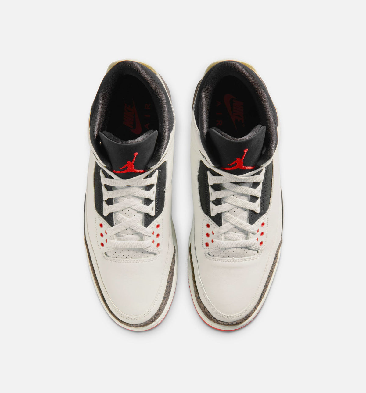 Air Jordan 3 Retro Sail and University Red – Men's Lifestyle Shoe in Sail/Black/University Red/Pale Ivory