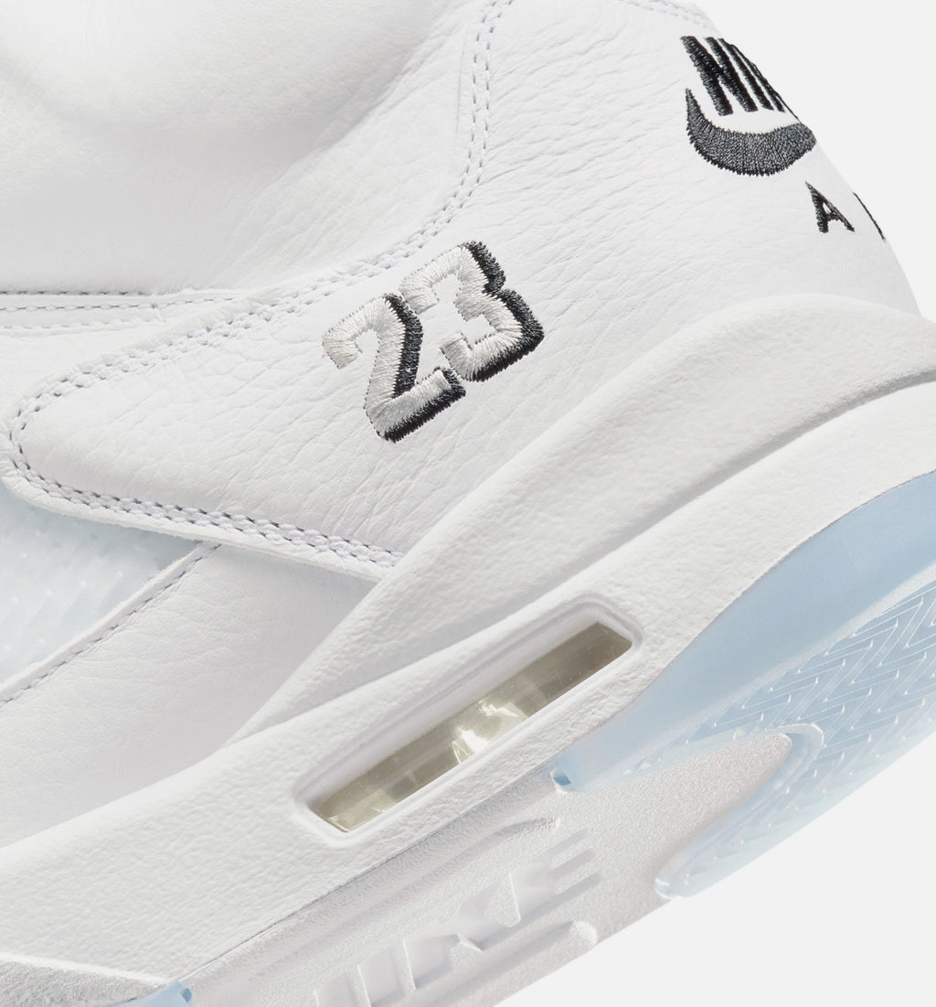 Air Jordan 5 Retro OG White Metallic – Men's Lifestyle Shoe in White/Metallic Silver/Black