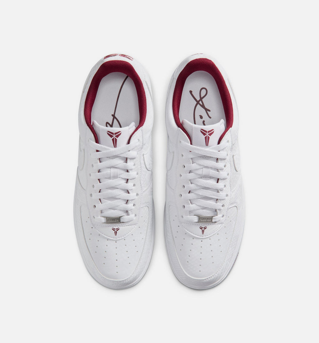 Kobe Air Force 1 Low Merion – Men's Lifestyle Shoe in White/Team Red