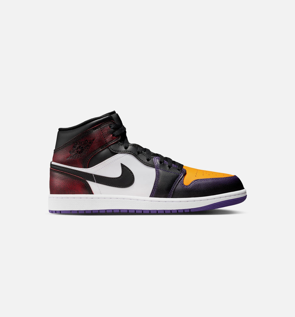 Air Jordan 1 Mid SE – Men's Lifestyle Shoe in True Red/White/Court Purple/Black