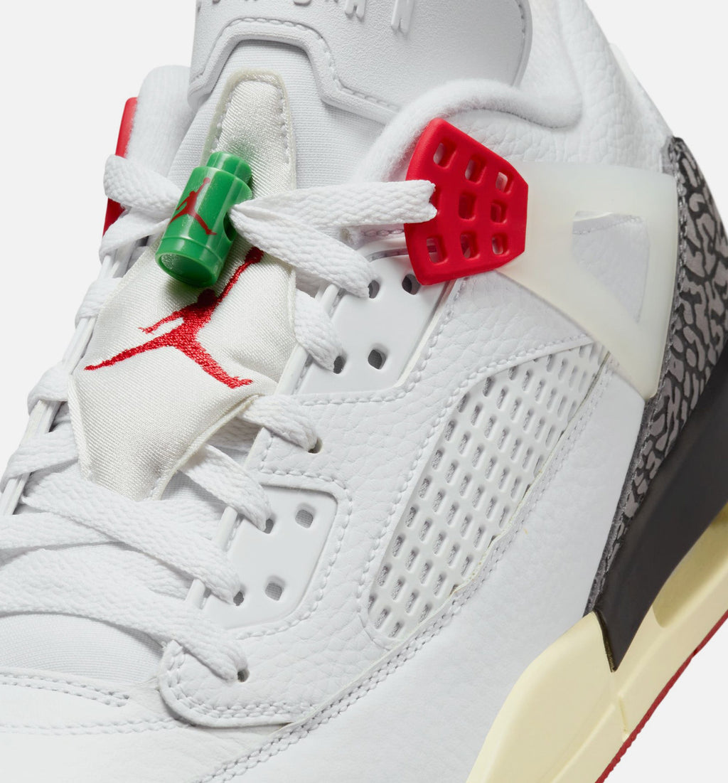 Spizike Low – Men's Lifestyle Shoe in White/Black/Sail/Varsity Red