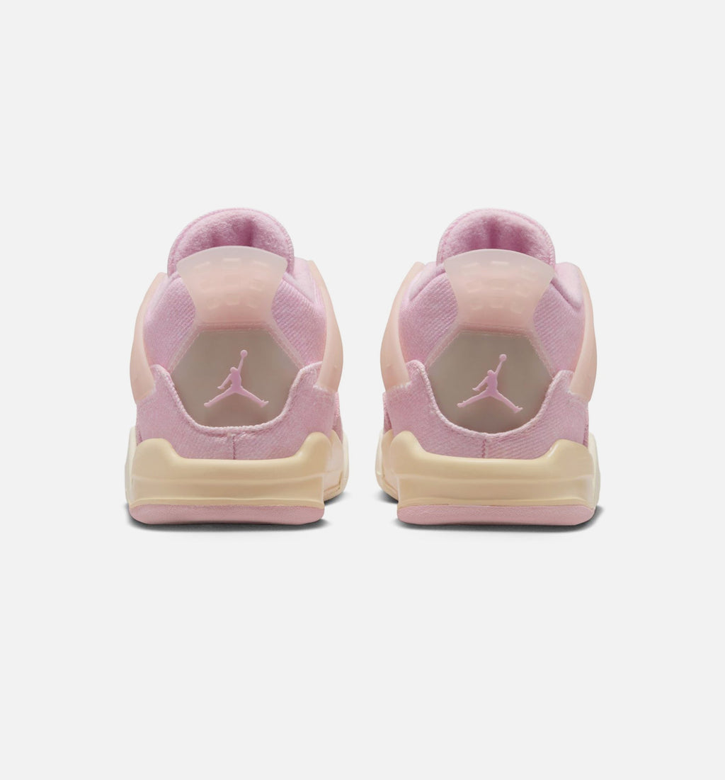 Air Jordan 4 Retro Pink Pearl and Iced Carmine – Infant/Toddler Lifestyle Shoe in Iced Carmine/Coconut Milk/Anthracite/Muslin/Pinksicle