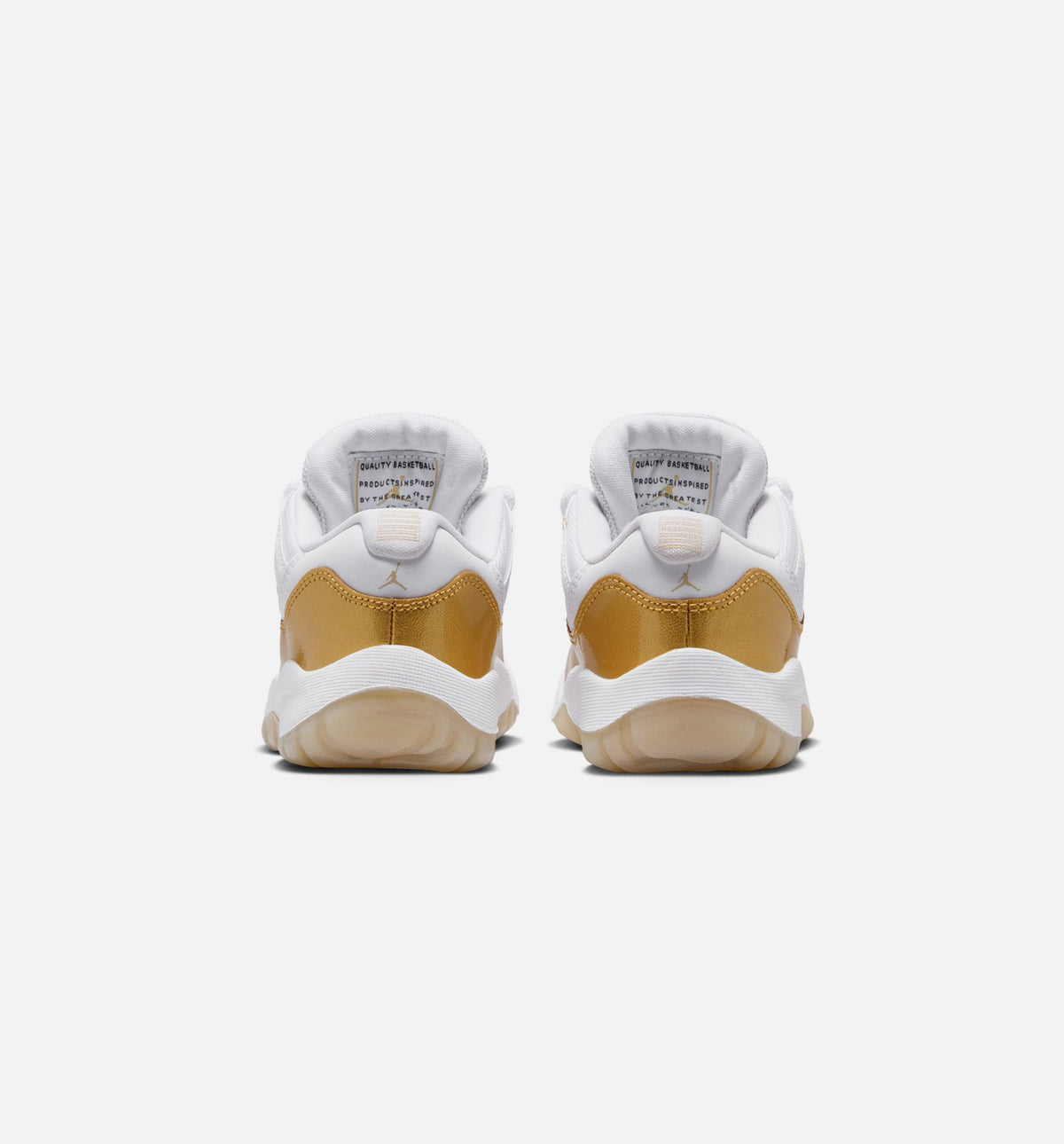 Air Jordan 11 Retro Low Mother's Day – Preschool Lifestyle Shoe in White/Metallic Gold/Team Gold
