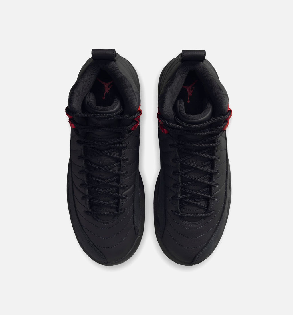 Air Jordan 12 Retro Bloodline – Grade School Lifestyle Shoe in Black/Varsity Red