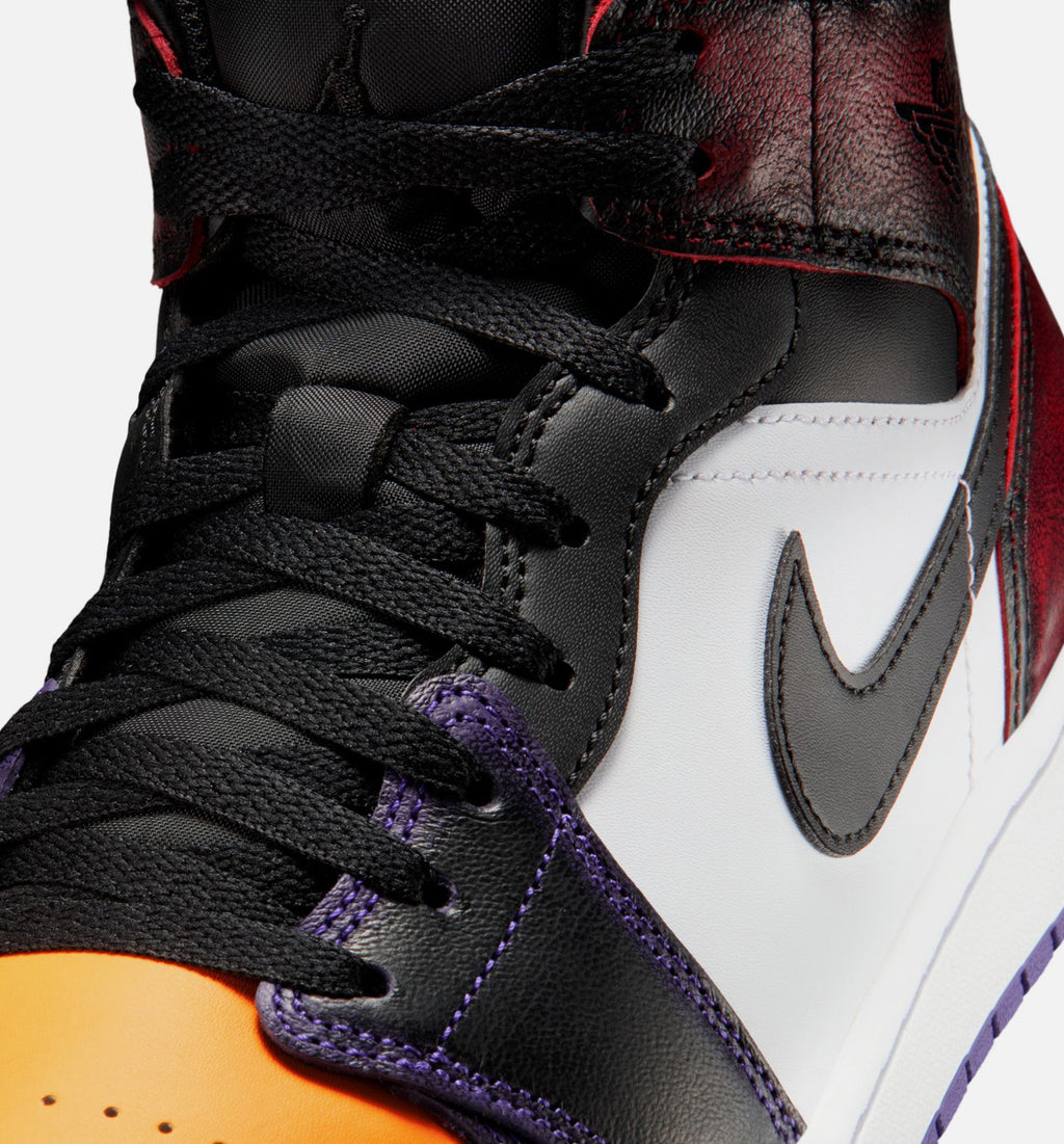 Air Jordan 1 Mid SE – Men's Lifestyle Shoe in True Red/White/Court Purple/Black