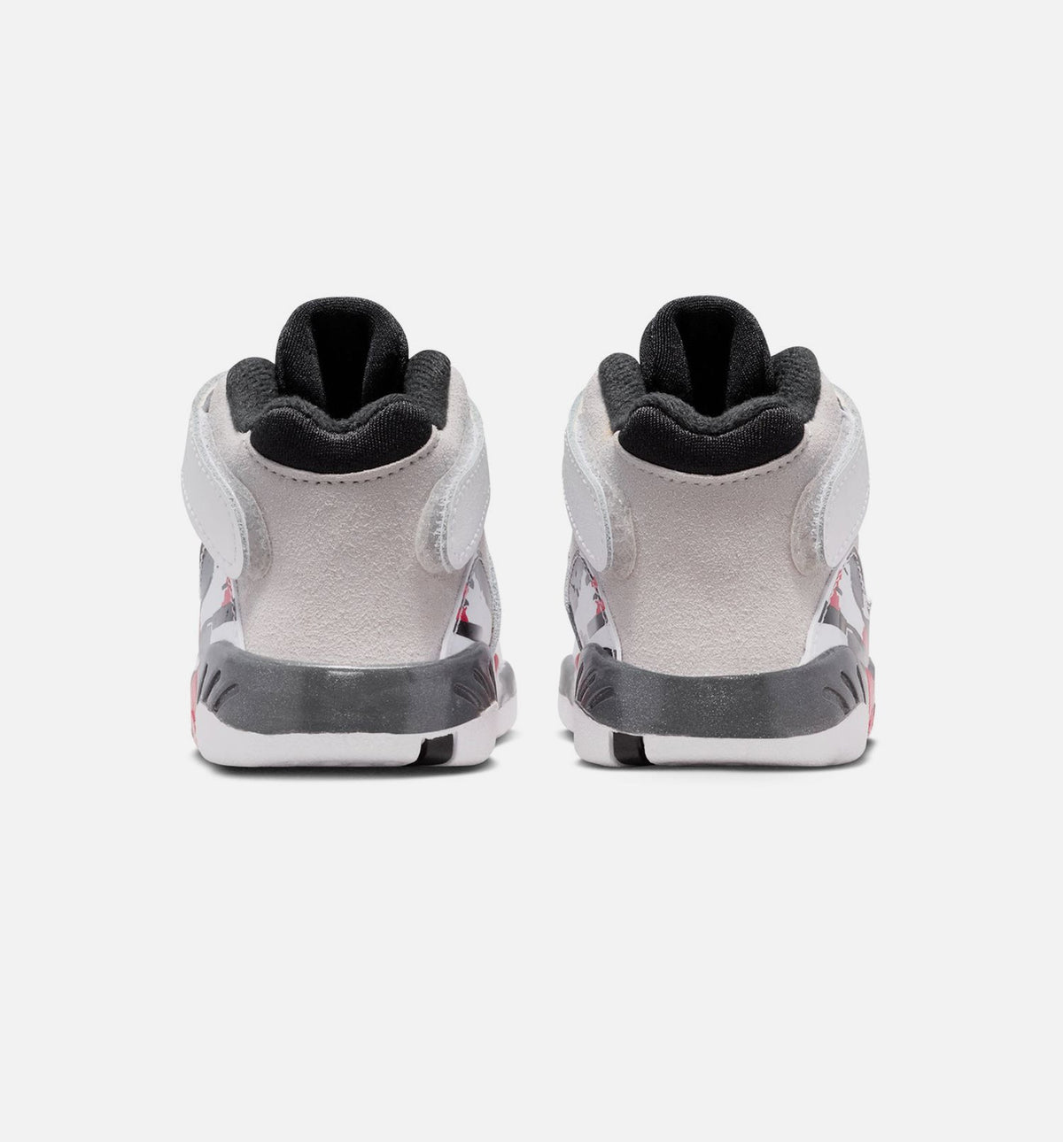 Air Jordan 8 Retro White and True Red – Infant/Toddler Lifestyle Shoe in White/Black/True Red