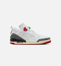 Spizike Low – Men's Lifestyle Shoe in White/Black/Sail/Varsity Red