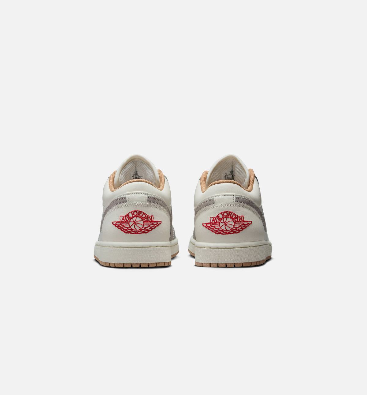 Air Jordan 1 Low – Men's Lifestyle Shoe in Sail/Fire Red/College Grey/Hemp