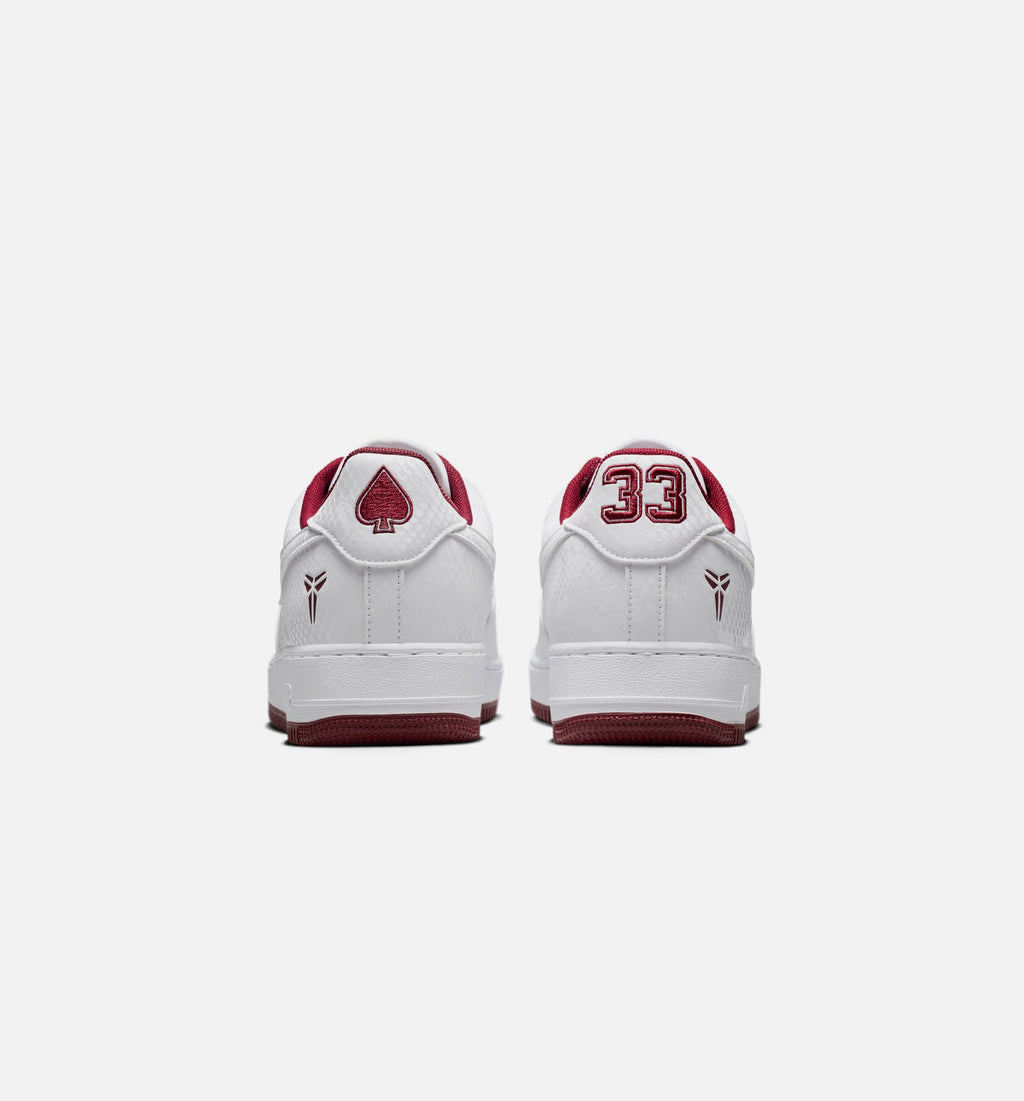 Kobe Air Force 1 Low Merion – Men's Lifestyle Shoe in White/Team Red
