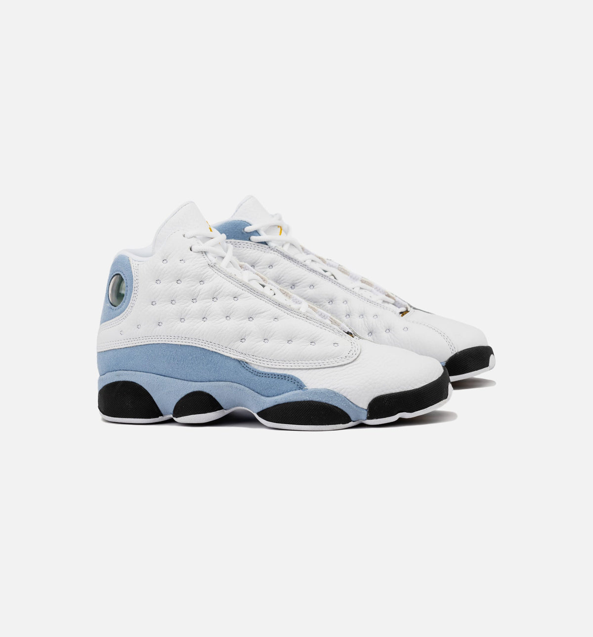 Air Jordan 13 Retro Blue Grey – Grade School Lifestyle Shoe in White/Blue Grey/Black/Yellow Ochre