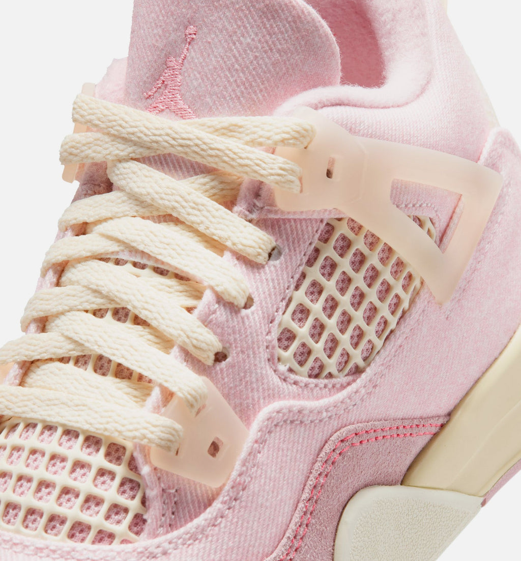 Air Jordan 4 Retro Pink Pearl and Iced Carmine – Preschool Lifestyle Shoe in Pearl Pink/Iced Carmine/Coconut Milk