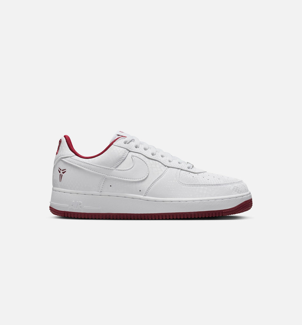 Kobe Air Force 1 Low Merion – Men's Lifestyle Shoe in White/Team Red