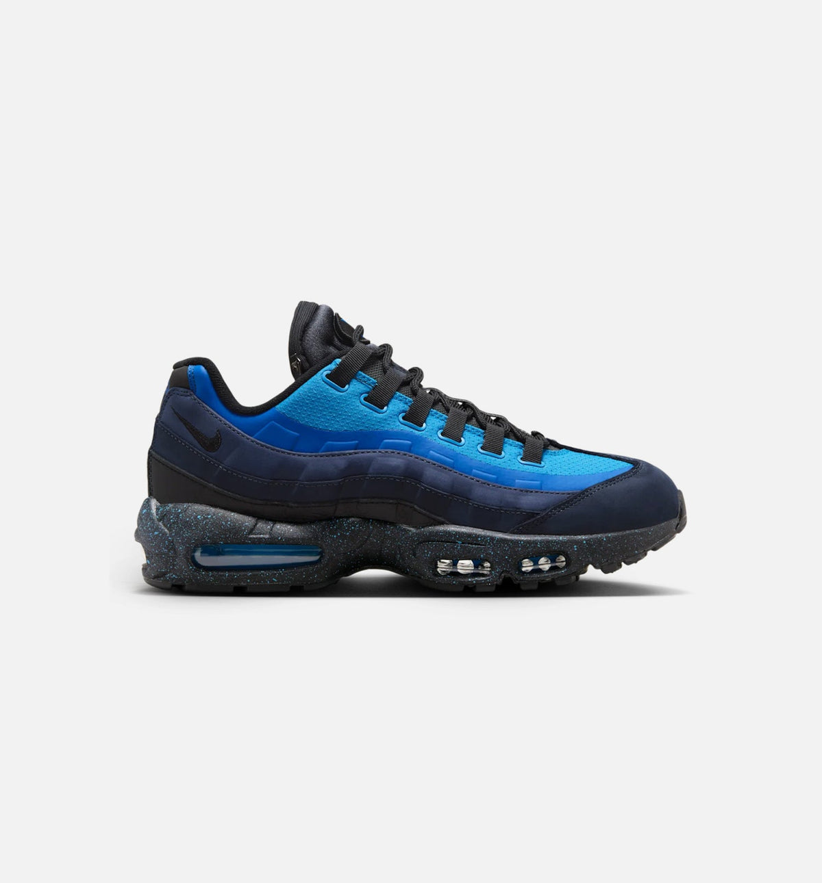 Air Max 95 x Stash Black and Harbour Blue – Men's Lifestyle Shoe in Obsidian/Harbor Blue/Black