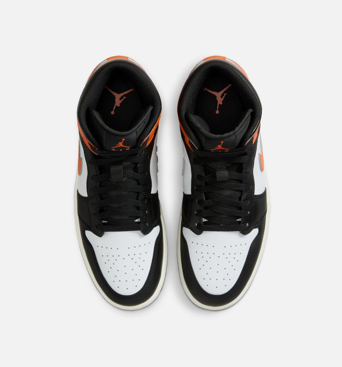 Air Jordan 1 Mid – Men's Lifestyle Shoe in Starfish/White/Sail/Black