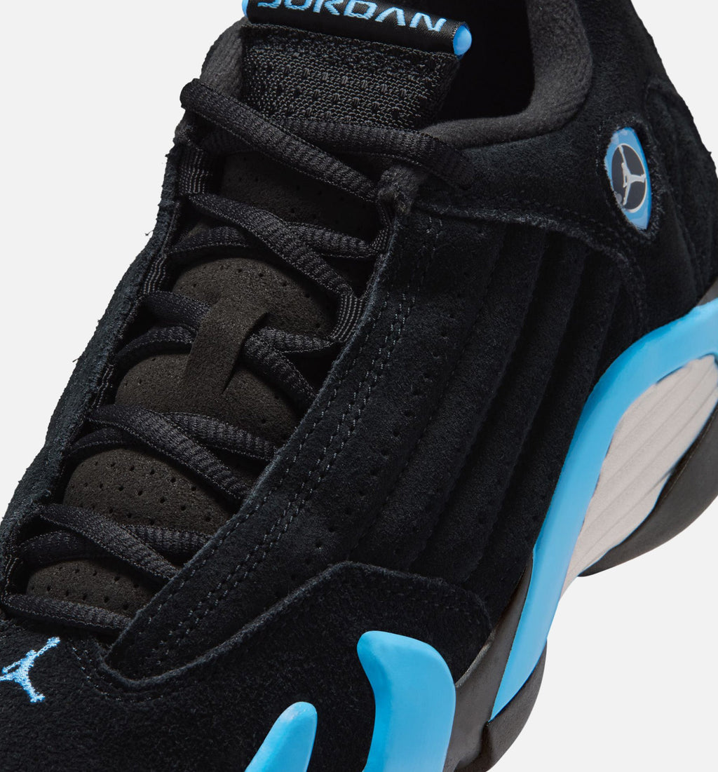 Air Jordan 14 Retro Black University Blue – Grade School Lifestyle Shoe in Black/White/University Blue