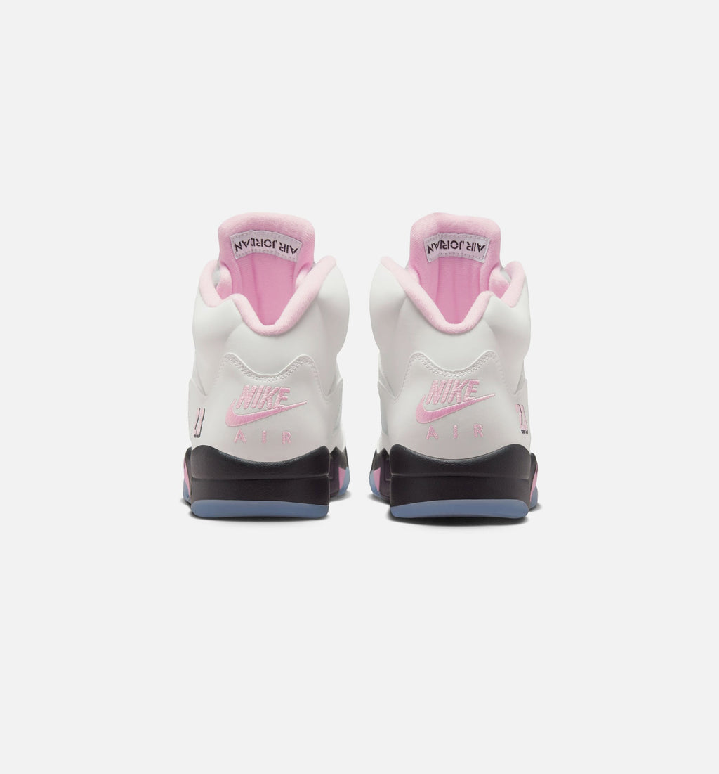 Air Jordan 5 Retro Medium Soft Pink – Men's Lifestyle Shoe in White/Soft Pink/Black
