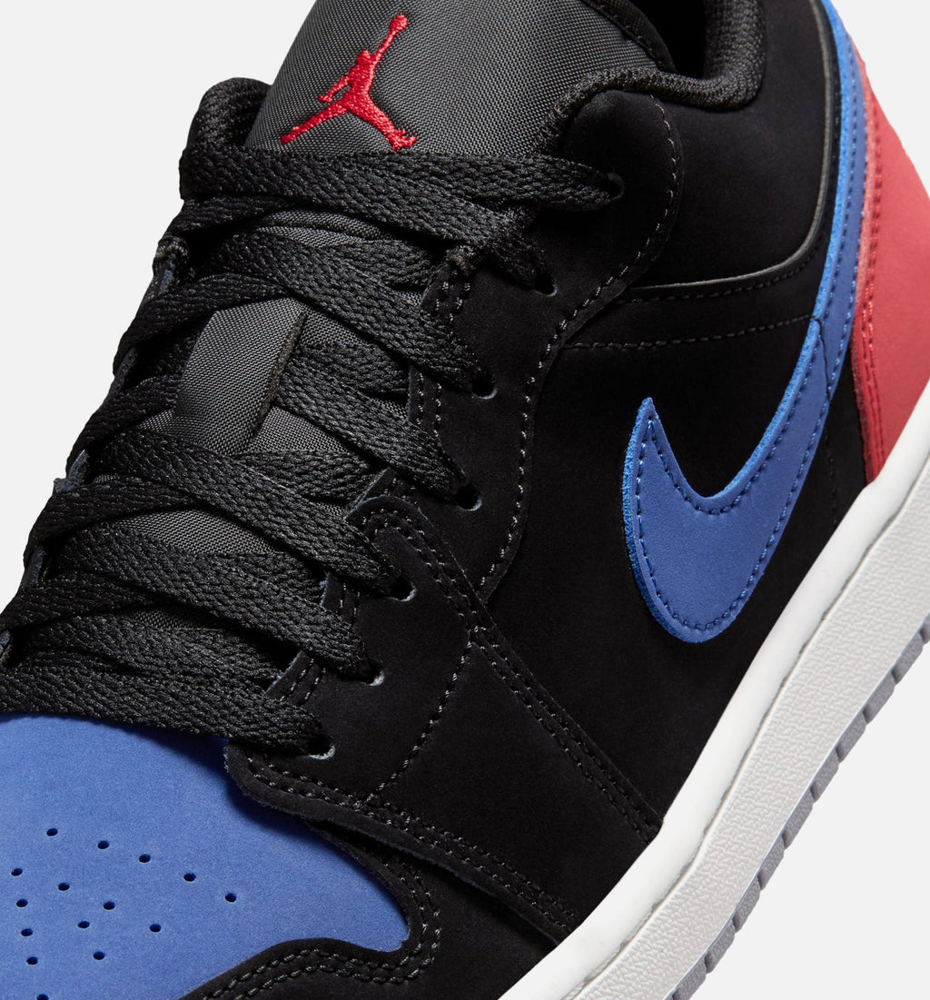 Air Jordan 1 Low – Men's Lifestyle Shoe in Black/Summit White/True Blue/Varsity Red